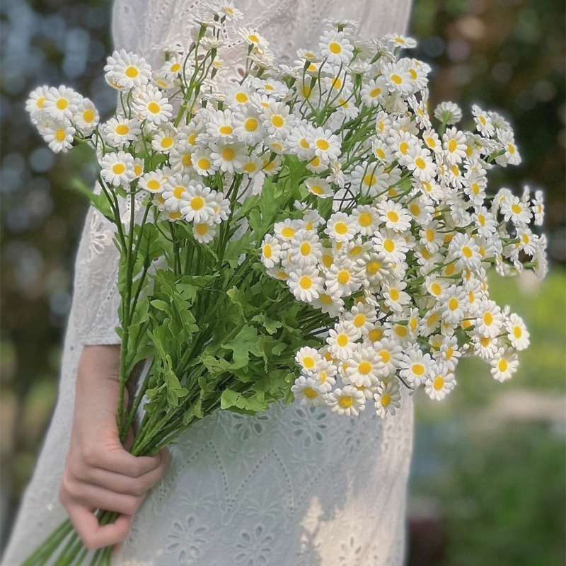2 Bundles Wildflowers Fake Daisy Outdoor Artificial Flowers - Temu
