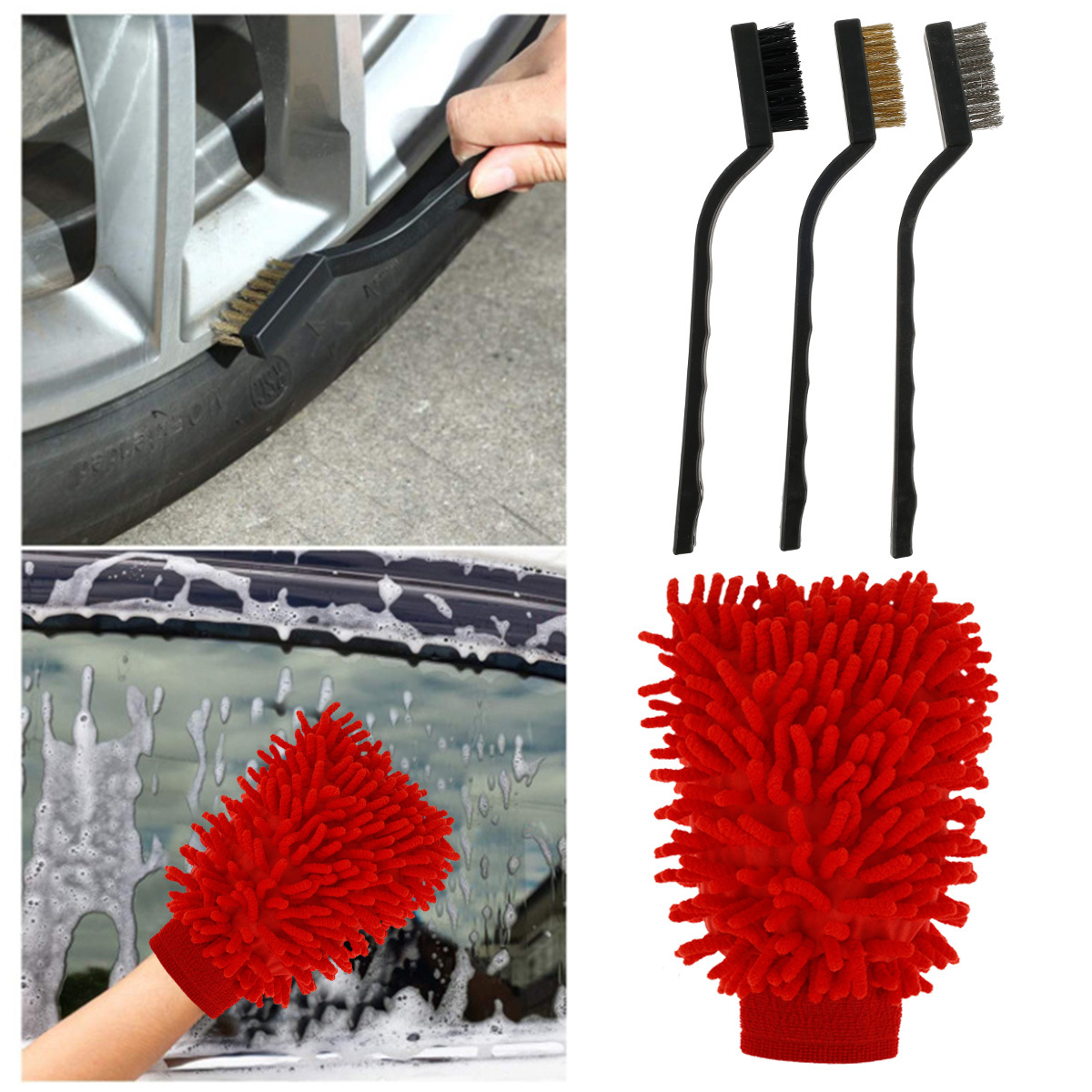 16 Pcs Car Cleaning Kit Interior Detailing Kit Car Detailing Brush, 5 Car  Detail