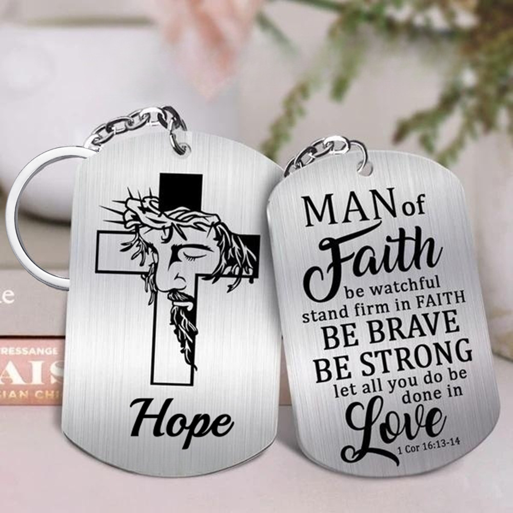 Religious Christian Gifts For Men, Inspirational Bible Verse Keychain For  Friends, Catholic Graduation Gifts For Men, Fresh Baptism Christmas Birthday