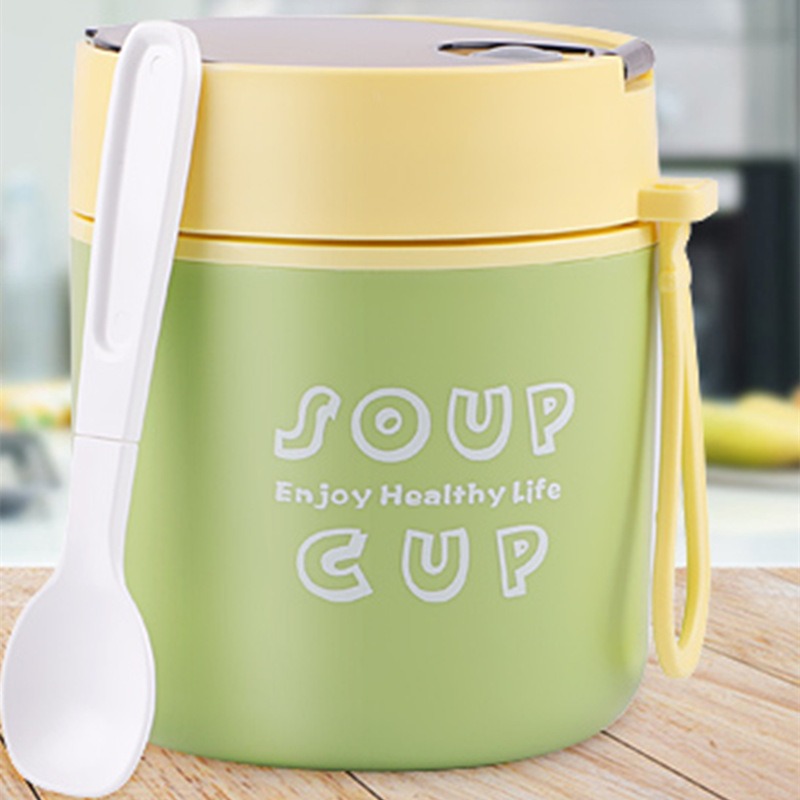 Lunch Boxes, Food Storage Container, Stainless Steel Thermal For Hot Food,  Vacuum Insulated Food Jar With Foldable Spoon, Leak Proof, Portable Hot  Soup Container, For Adult And Teenagers, Kitchen Supplies - Temu