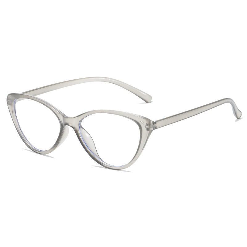 Vintage Glasses Clear Lens Blue Light Blocking Cat Eye Frame for Women and Men Black Frame