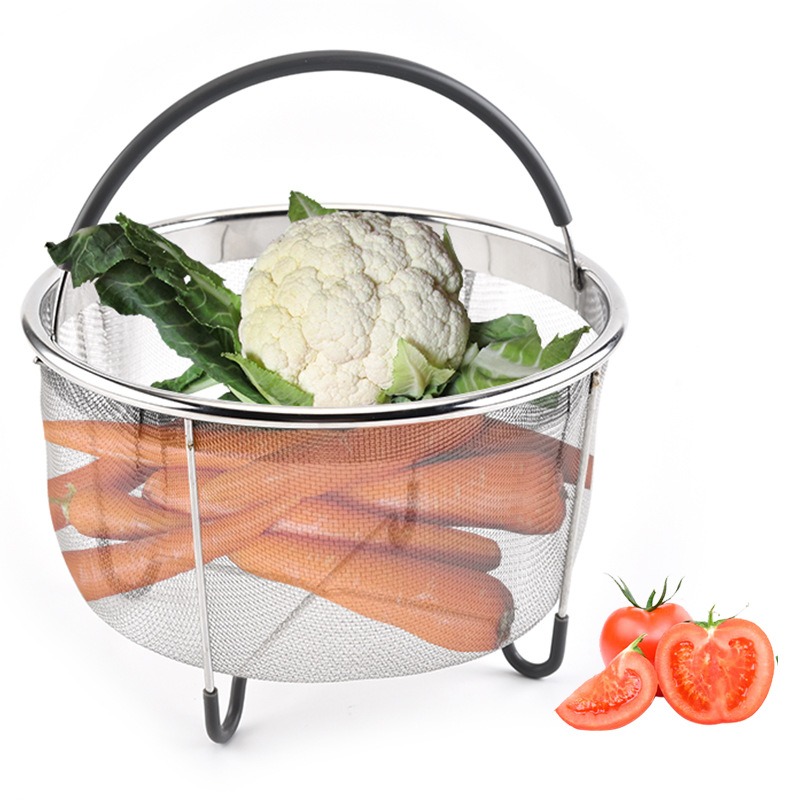 Steamer Basket for Instant Pot Accessories Stainless Steel 3 Qt Pressure  Cookers