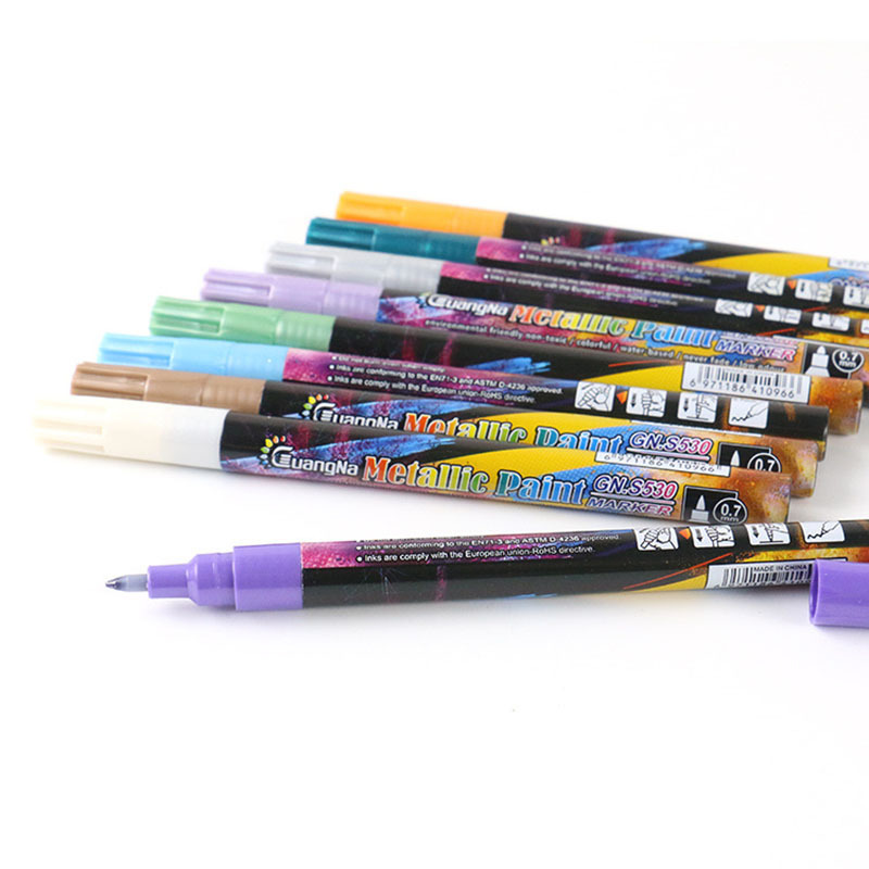 20 Colours Premium Acrylic Paint Marker Pens Extra Fine Tip Rock Painting
