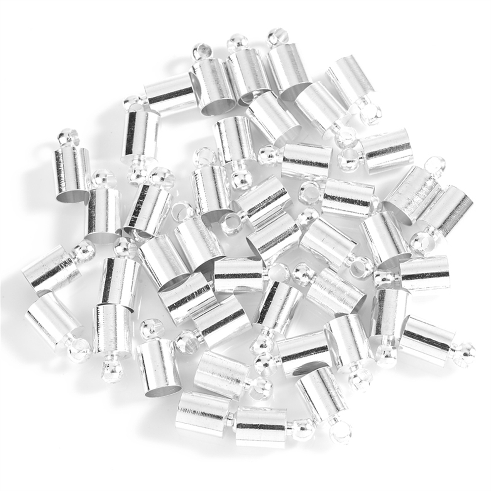 /50pcs/lot Alloy Metal Bead Caps End Tips Crimp End Caps Weight Shape End Cone Caps For Jewelry Making Additions 3/4/5/6/7/8/9/11mm
