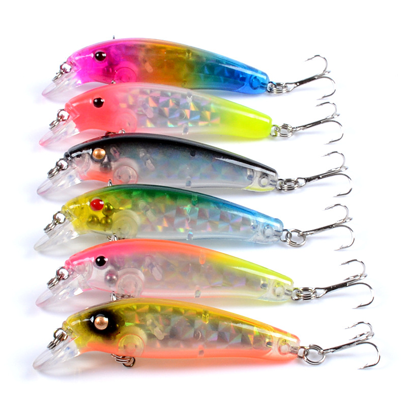 Floating Bionic Minnow Fishing Lure Artificial Plastic Hard - Temu