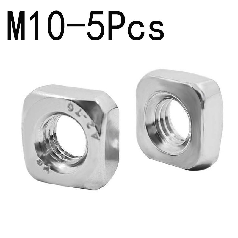 304 A2 Stainless Steel M3 M4 M5 M6 M8 M10 M12 Square Nuts Din557
