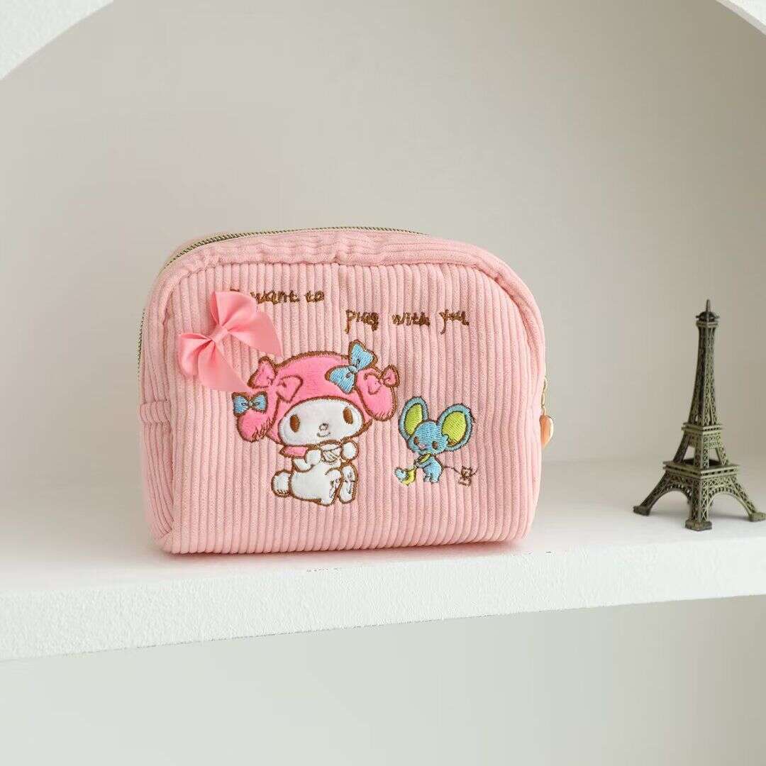 Portable Makeup Bag Y2k Kuromi Melody Cartoon Cute - Temu