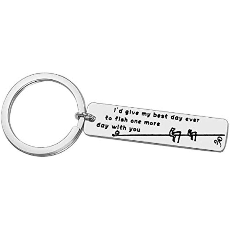 Father's Day Memorial Dad Keychain Memorial Gift Loss Dad - Temu