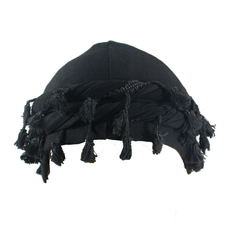Turban For Men Vintage Twist Head Wraps Durag With Tassel | Shop Now ...