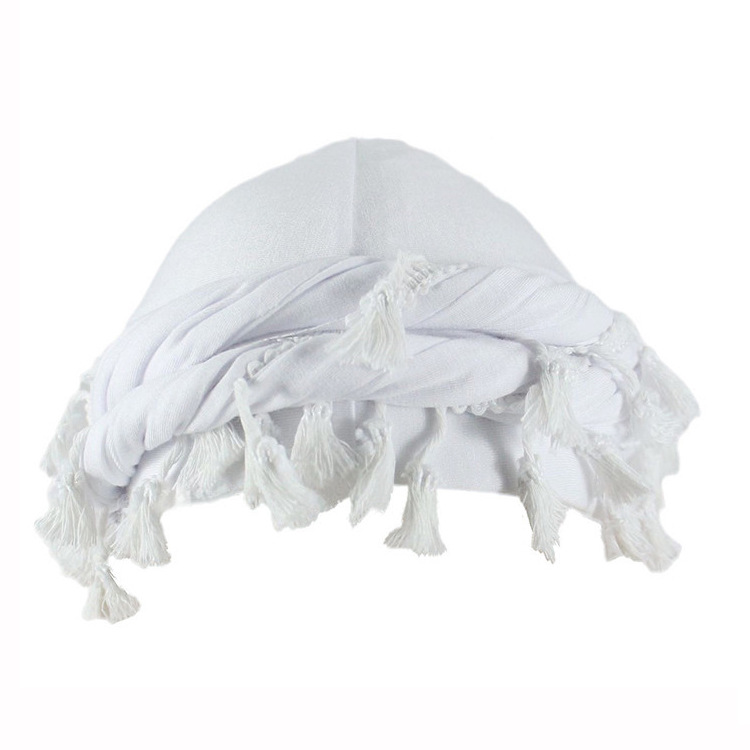 Turban For Men Vintage Twist Head Wraps Durag With Tassel | Shop Now ...