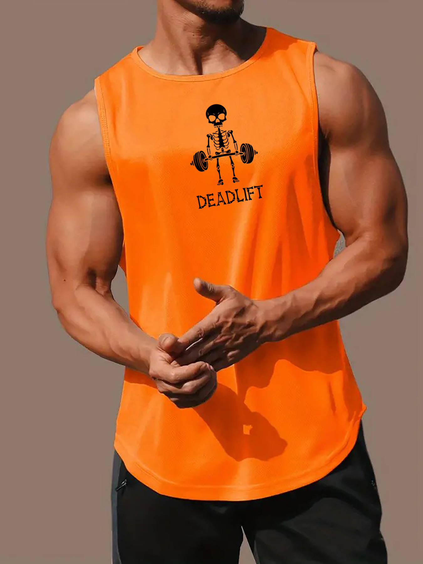 Hat and Beyond Camiseta deportiva sin mangas para hombre, para boxeo,  gimnasio, entrenamiento