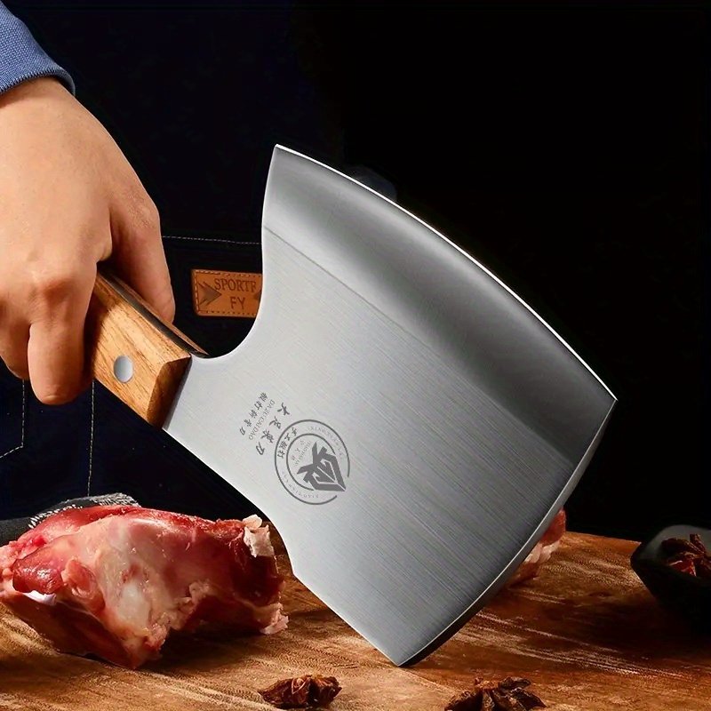 Chef Knife Cleaver Knife Meat Butcher Knife Bone Chopping - Temu