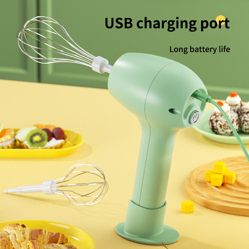 Electric Handheld Mixer Whisk,wireless Rechargeable Hand Egg