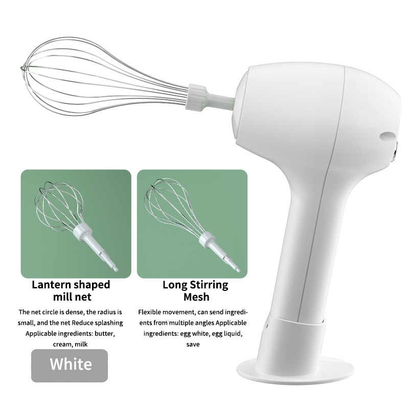 1pc Mini Cordless Electric Handheld Mixer For Home Use, With 2 Detachable  Whisks, 4 Adjustable Speeds