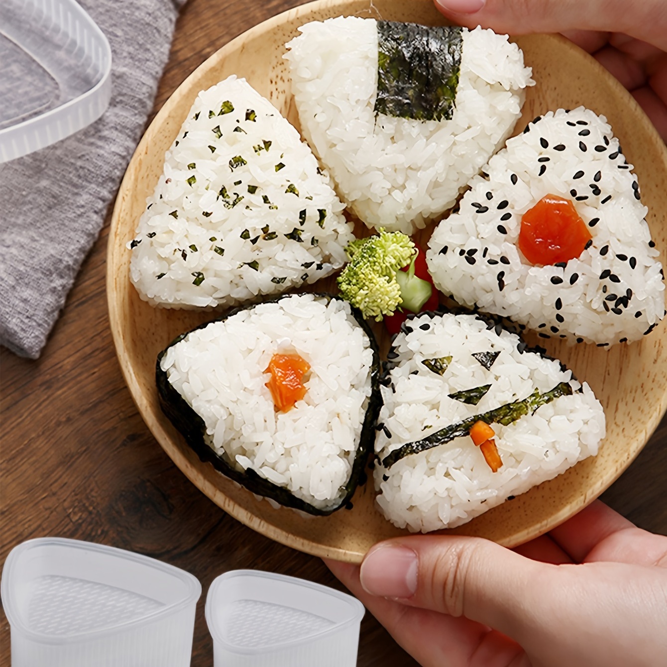 4 PZ STAMPO per sushi onigiri pressa per riso fai da te * EUR 5,75 -  PicClick IT