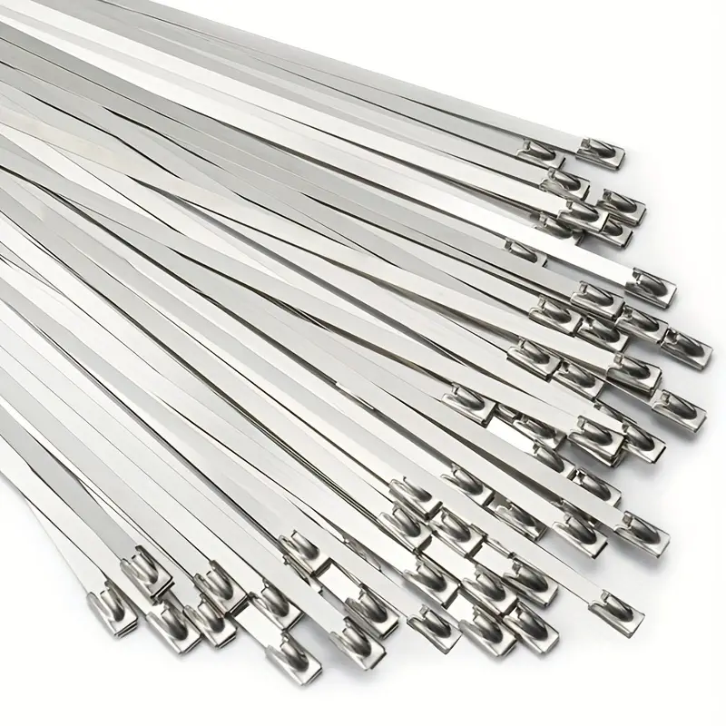 50 Stück Metall kabelbinder Edelstahl kabelbinder Mehrzweck - Temu