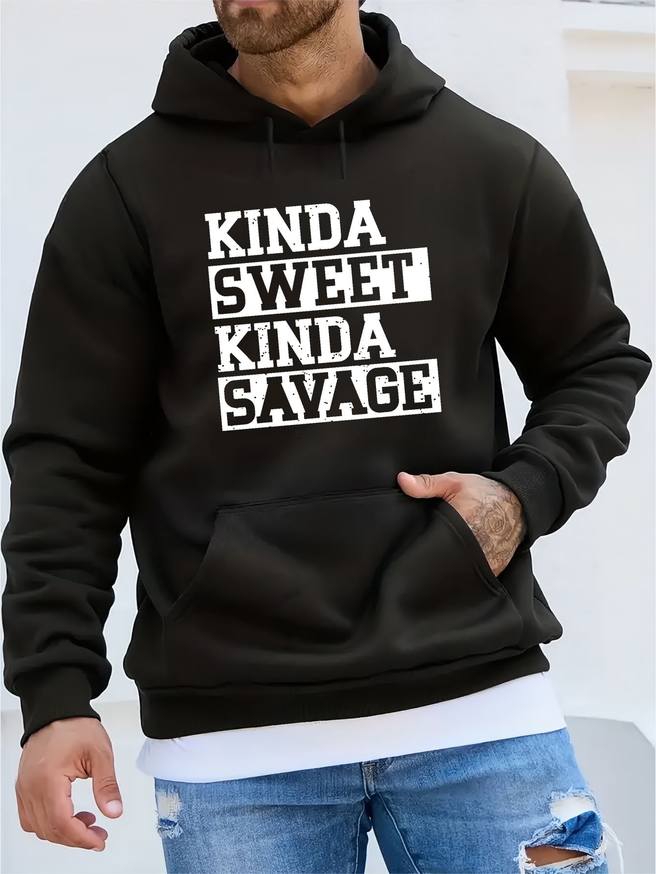 Letter Print Hoodie Cool Hoodies Men Mens Casual Graphic Temu Canada