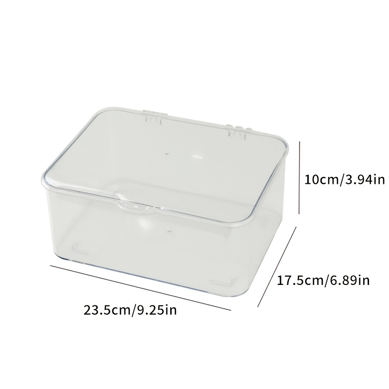 Many Sizes Plastic Box Transparent Small Box Rectangular Insect Shell  Specimen Collection Display Box Desktop Storage Box