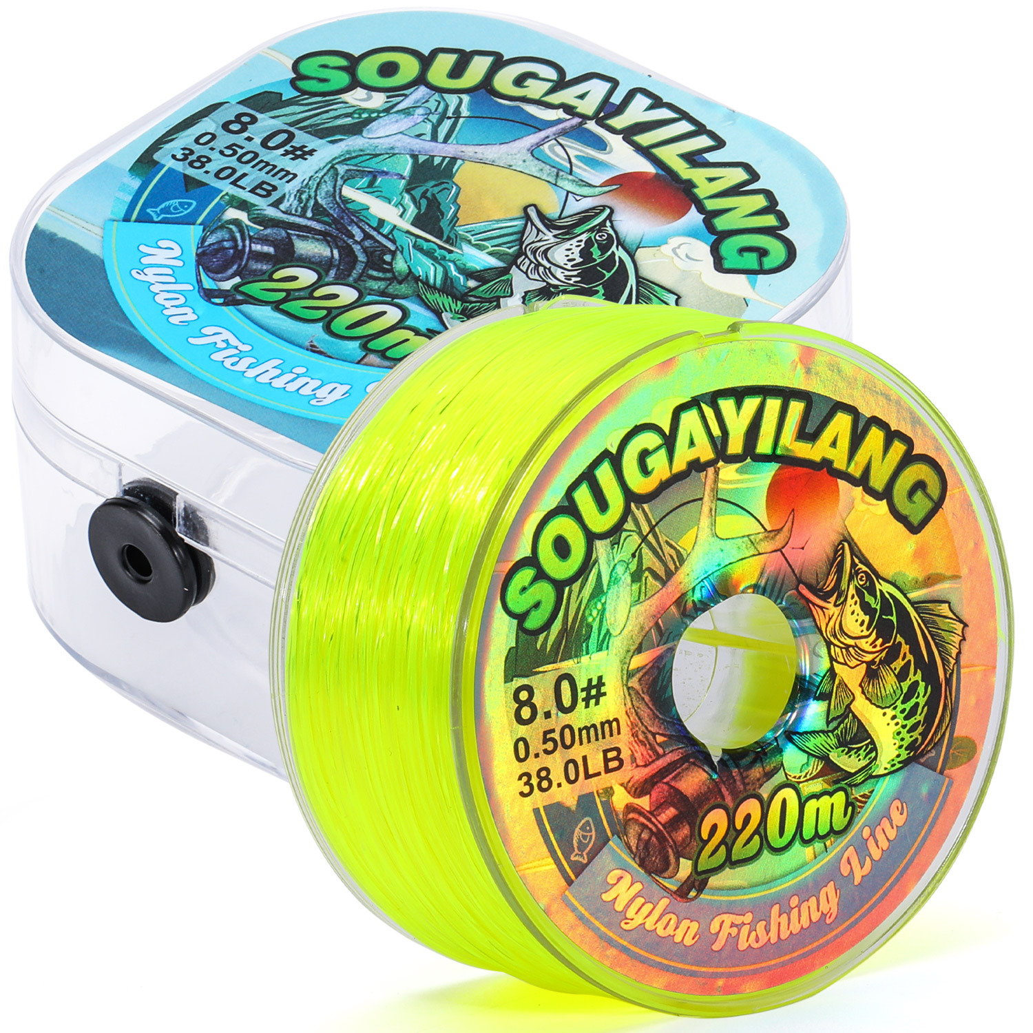 Sougayilang /546yds Nylon Fishing Line Fishing Tackle - Temu