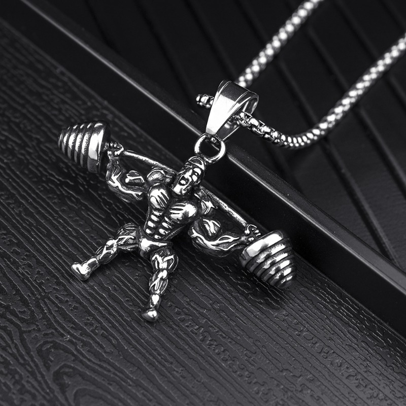 Titanium Steel Dumbbell Pendant Gym Fitness Equipment - Temu