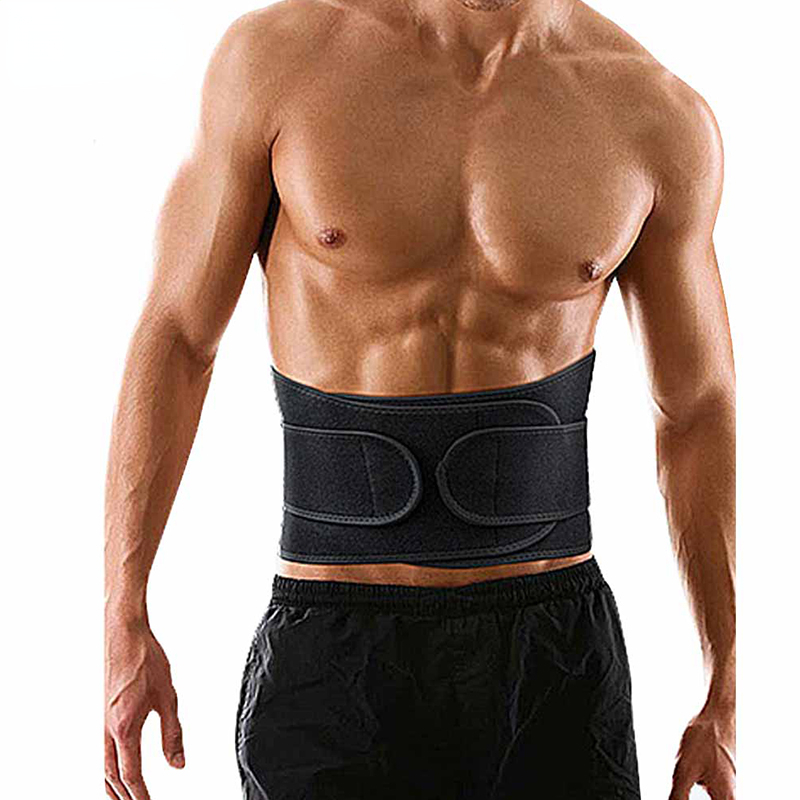 Men Waist Trainer Cincher Shaper Sweat Fat Burn Belt Tummy Control