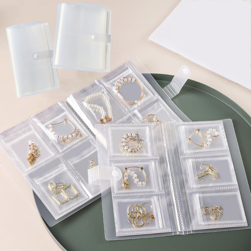 

1pc Jewelry Organizer - 84/160 Grids, For , Necklaces, & Bracelets, Portable Snap ,