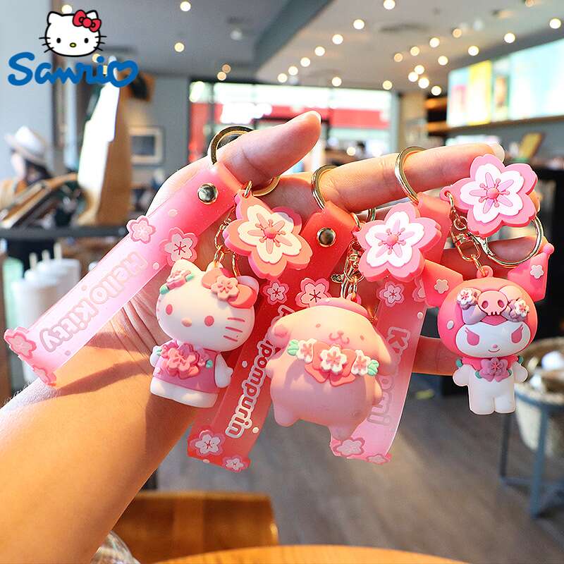 Hello Kitty Sanrio beads handmade phonecharm keychain bagchain y2k