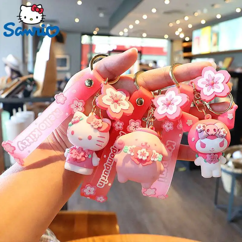 Hello Kitty Melody Kuromi Cute Keychain Y2k Cartoon Doll Key Chain Pendant  Cinnamoroll Backpack Bag Decor Kawaii Car Key Purse Accessories Birthday  Gift, Shop Limited-time Deals