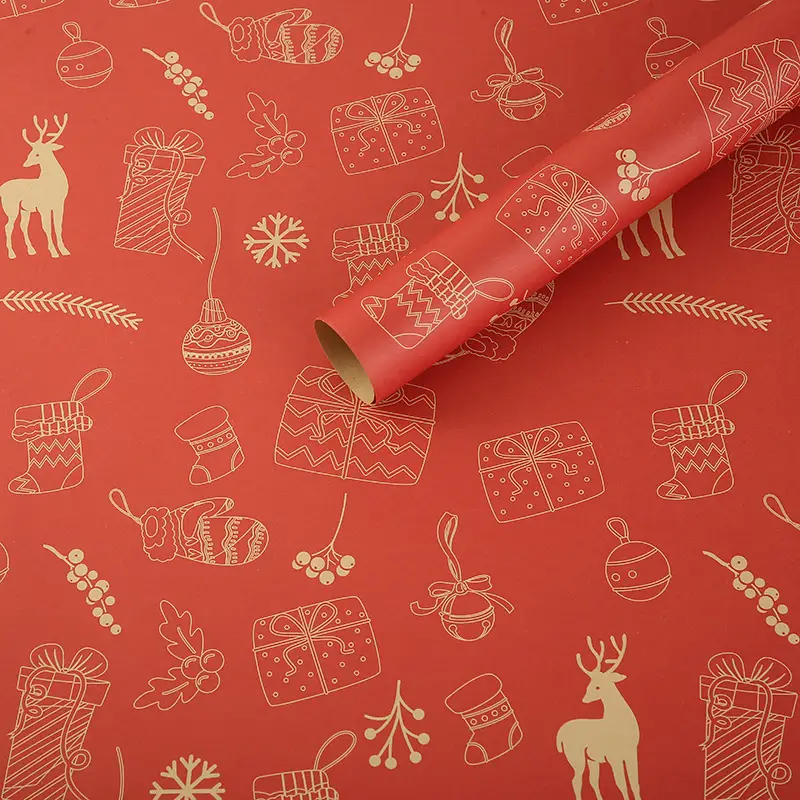 Christmas Wrapping Paper Christmas Gift Gift Decoration - Temu Philippines