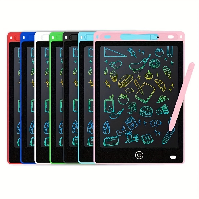 12 Pack LCD Writing Tablets 8.5 Inch Bulk Colorful Doodle Board Kids  Scribbler Board Erasable Electronic Drawing Pads Reusable Painting Tablets