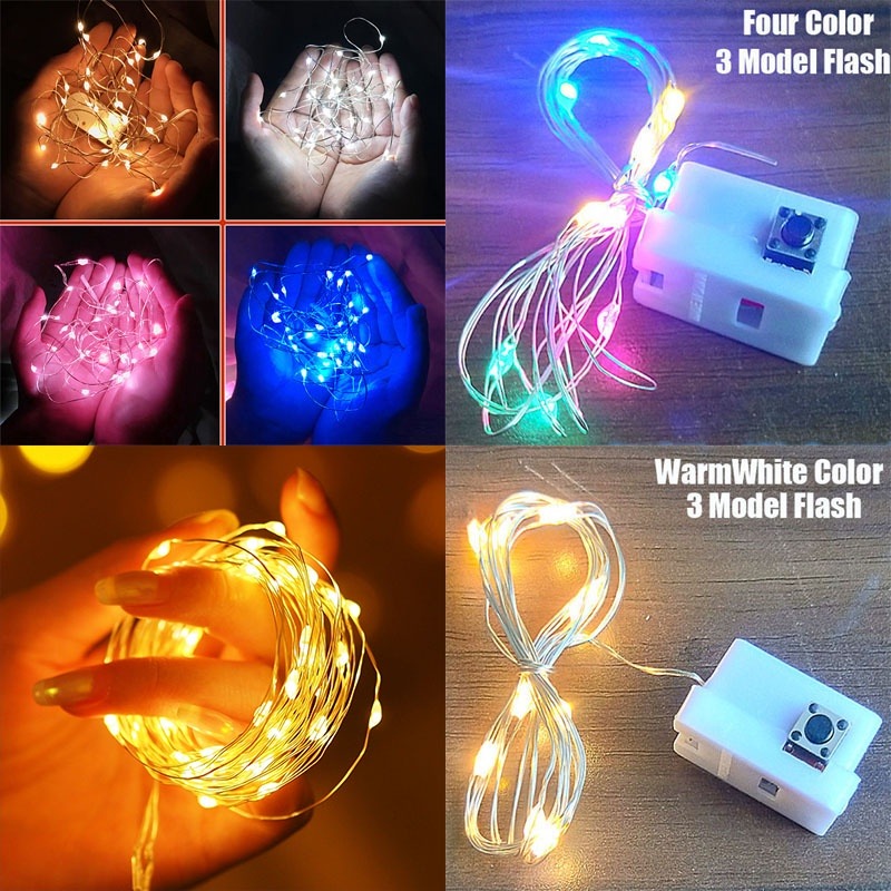 LED Fairy Lights with Small Battery Pack Mini LED Lights