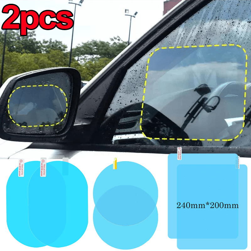 Car Rearview Mirror Film Side Window Rainproof Clear Film - Temu