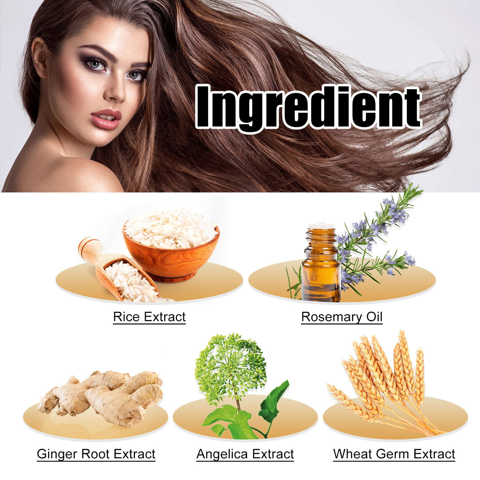 Rice Water Hair Essential Serum Smooth & Lustrous Hair Scalp Massage