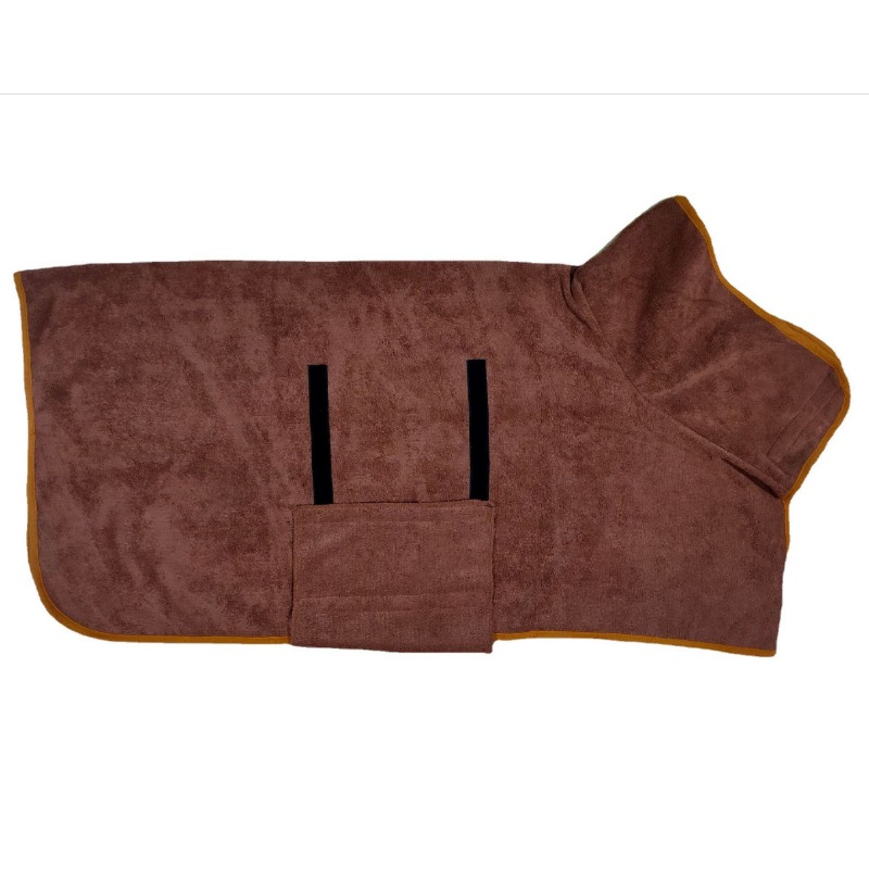 Absorbent Dog Bathrobe for Winter Warmth and Quick Drying