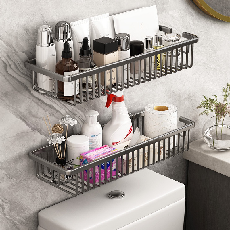 1pc With Hook & Adhesive Triangle Shower Caddy, No Drilling Bathroom &  Kitchen Corner Shelf, Easy To Install, For Storing Shampoo, Shower Gel,  Aromatherapy, And With Inner Shower Basket