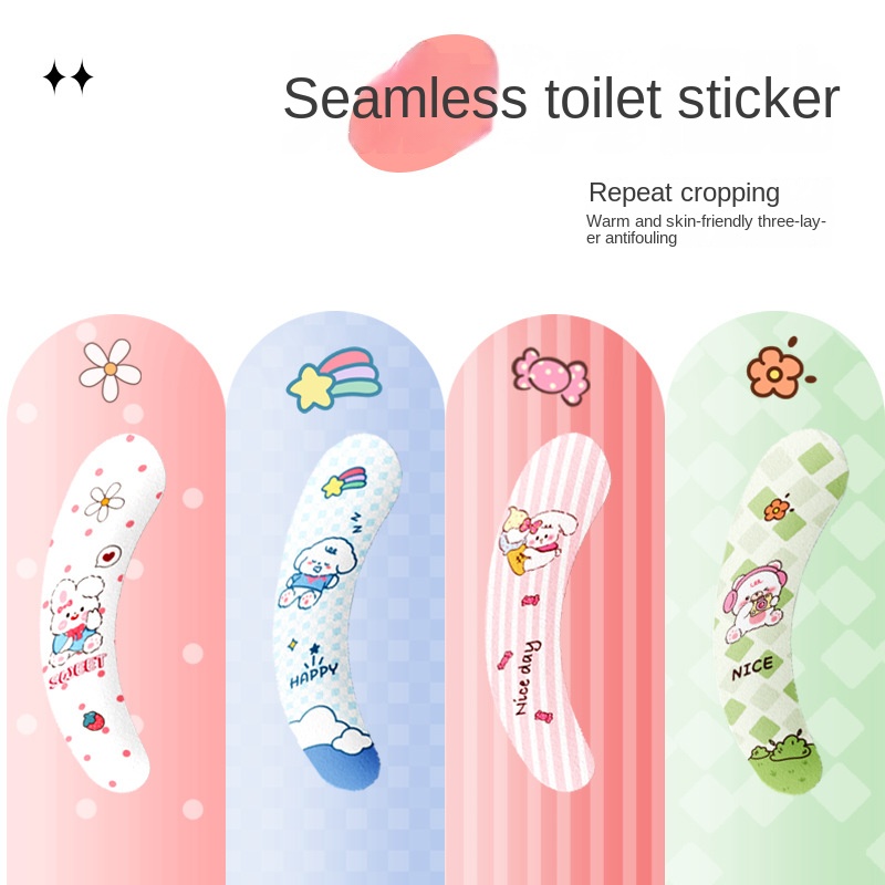 1pc Haushalt Paste Toiletten Sitzkissen, Vier Jahreszeiten Allgemeine  Badezimmer Toiletten Sitzpolster, Waschbar Keine Spur Große Cartoon-Druck  Toilettenpaste Kissen - Temu Germany