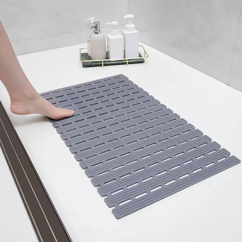 Bathroom Non slip Mat Household Long Strip Foldable Shower - Temu