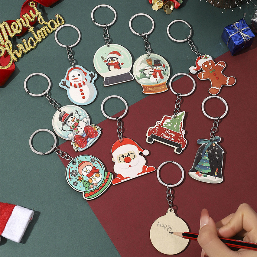 Temu Charms Leopard Pattern Bag Shaped Keychains Pendant Car Wallet Key Chain Key Accessories Purse Handbags Phone Key Ring, Christmas Styling & Gift