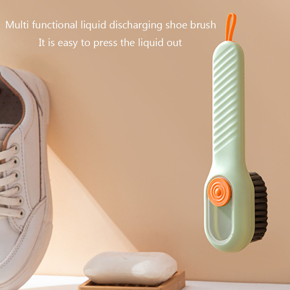 Automatic Liquid Shoe Cleaner, Push Type Multifunctional Cleaning Brush -  Temu