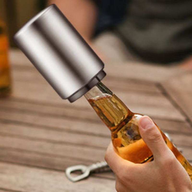 Open Beer Bottles Effortlessly With This Premium Stainless Steel Automatic  Bottle Opener - Perfect For Home Bars, Picnics, Camping & Hiking! - Temu