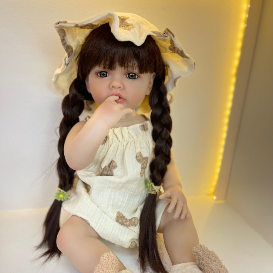 BABESIDE Full Silicone Baby Doll, 12-Inch Reborn Baby Dolls Silicone Full  Body with Eyes Closed, Not Vinyl Dolls, Soft Realistic Real Silicone Baby