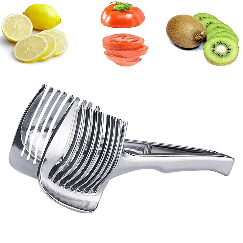 1pc Green Lemon Slicer For Cutting Lime, Lemon, Tomato And Other Fruit