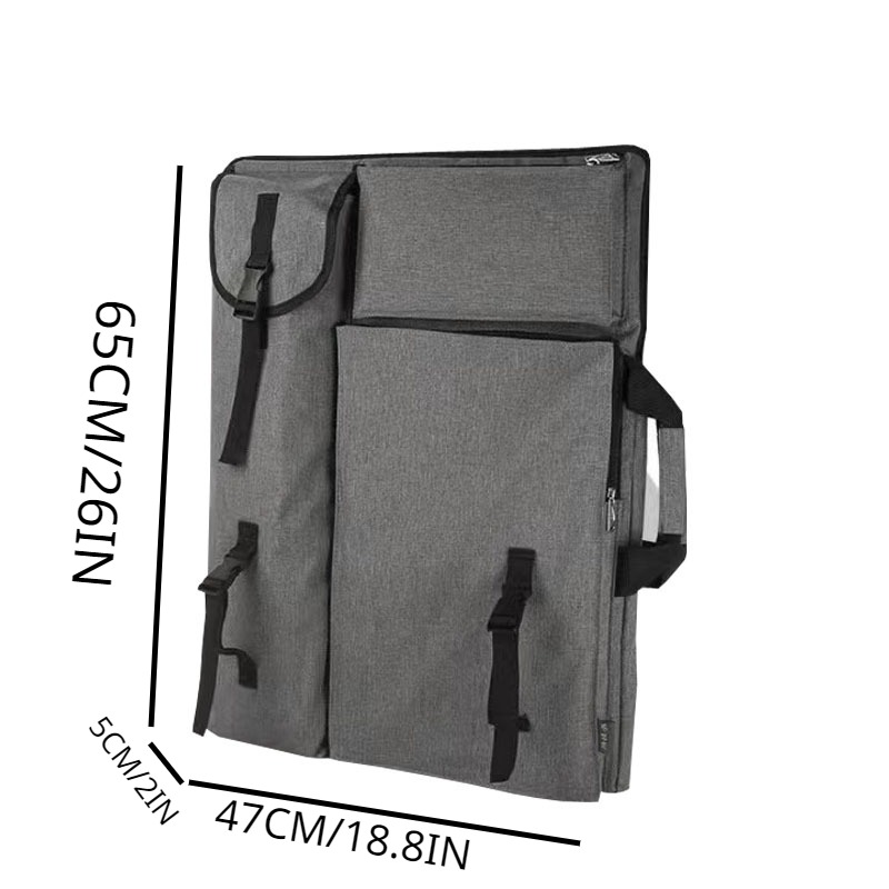 4k Canvas Board Bag For Art Students High Capacity Canvas - Temu