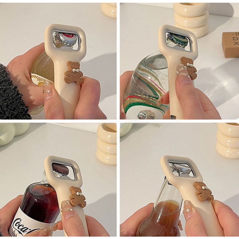 Beer Bottle Opener, Creative Cute Wine Bottle Driver, Household Portable  Stainless Steel Soda Beverage Bottle Opener, Screwer - Temu