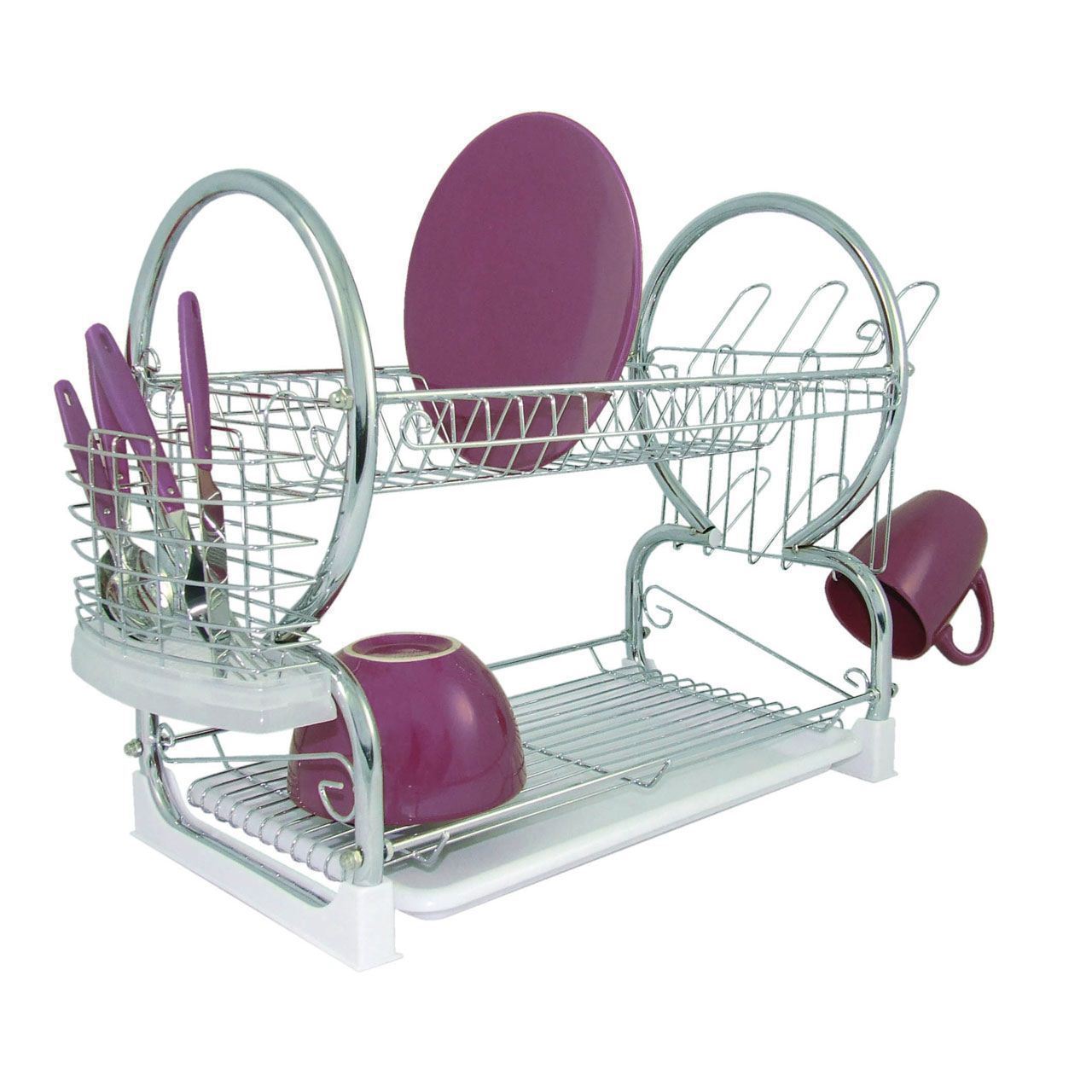 Dish Drying Rack, Purple  Dish rack drying, Dishes, Drying rack