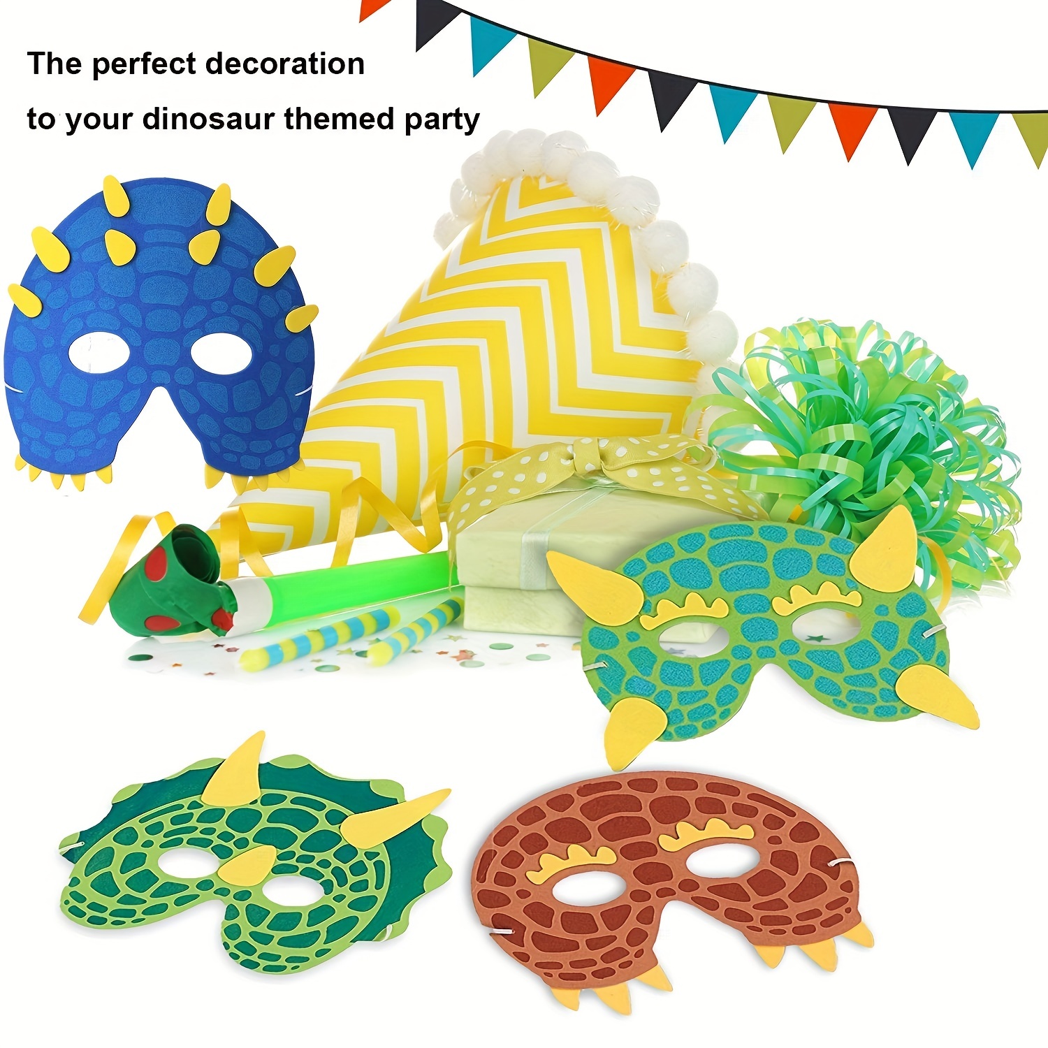 (12) Foam Animal Masks Party Favors