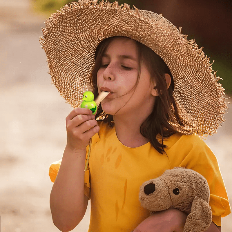 1 Silbato Pájaro Madera Colorido Niños Juego En Interiores - Temu Chile