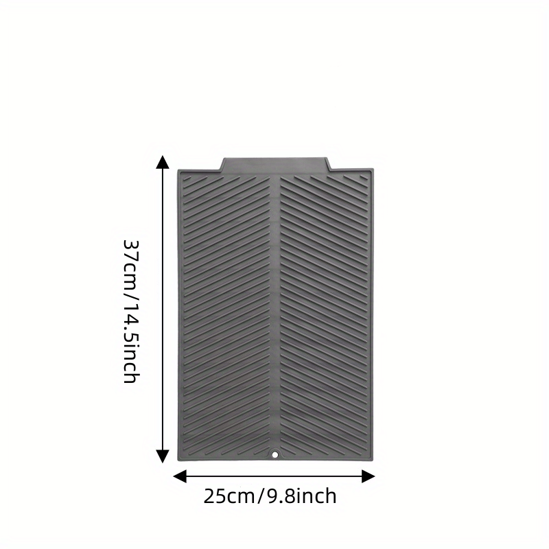 1pc Silicone Drain Mat, Foldable Kitchen Drying Mat, Drain Mat, Fruit,  Vegetable, Tableware Drain Mat, Sink Mat, Dining Table Storage Mat, Kitchen  Gad