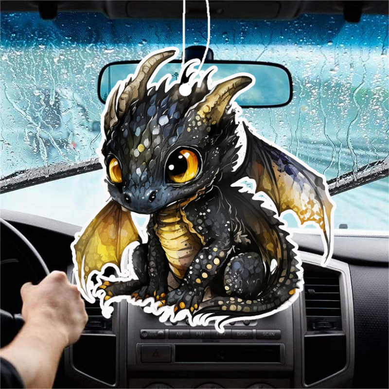 Car Air Fresheners - Car Rear View Mirror Pendant - Car Aromatherapy Tablet  - Long Lasting Scent - For Men And Women - Cool Dragon - Temu