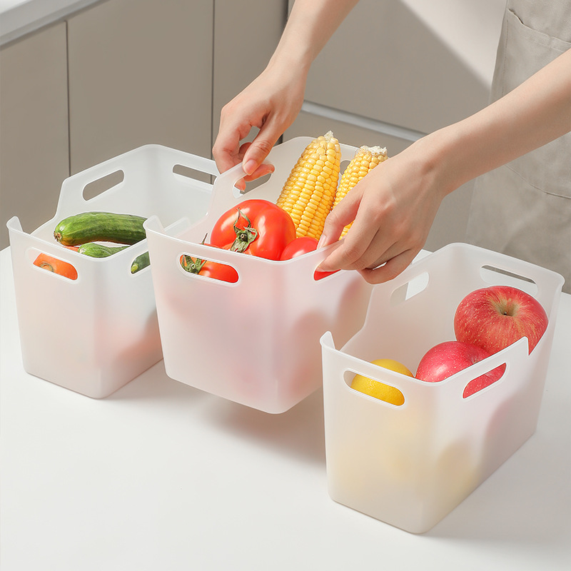 1pc Portable Soft Refrigerator Storage Box Fridge Organizer Fresh